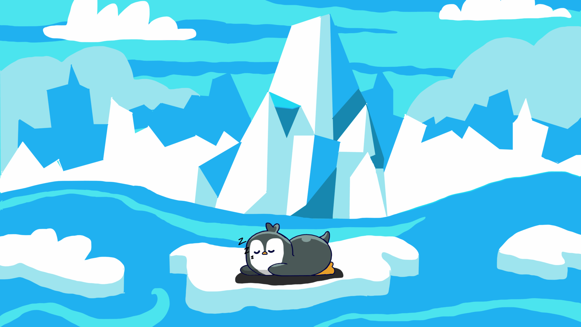 Penguin 2D Animation